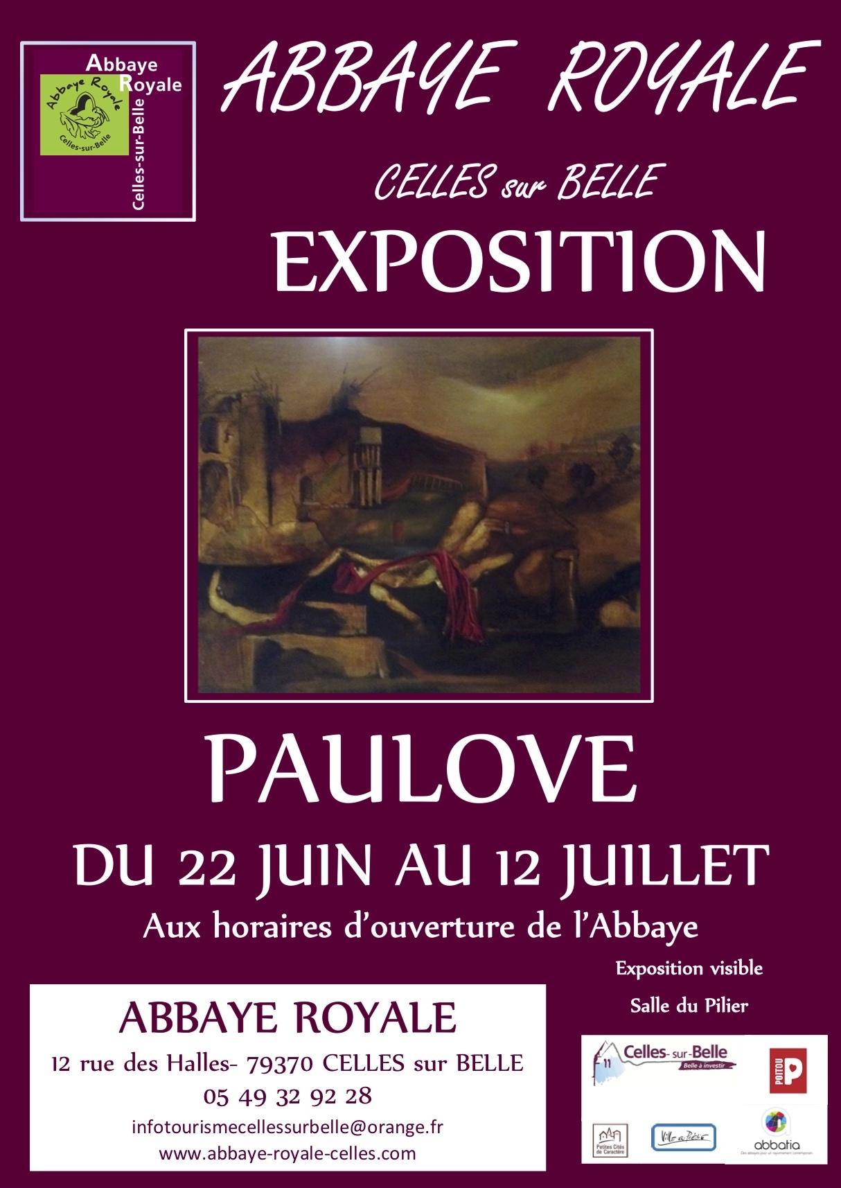 Paulove à l'Abbaye Royale de Celles sur Belle