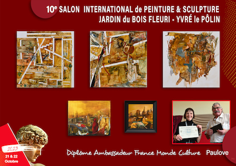 Obtention du diplôme Ambassadeur France Monde Culture par Paulove.