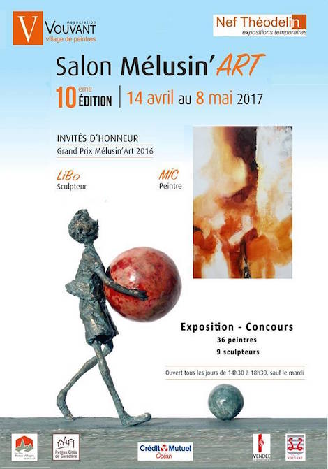 Paulove au Salon Mélusin'Art à Vouvant